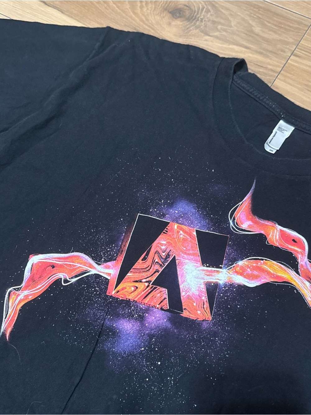 Promo Tee rare Adobe Illustrator Software Windows Mens Sz. 2 XL American Apparel